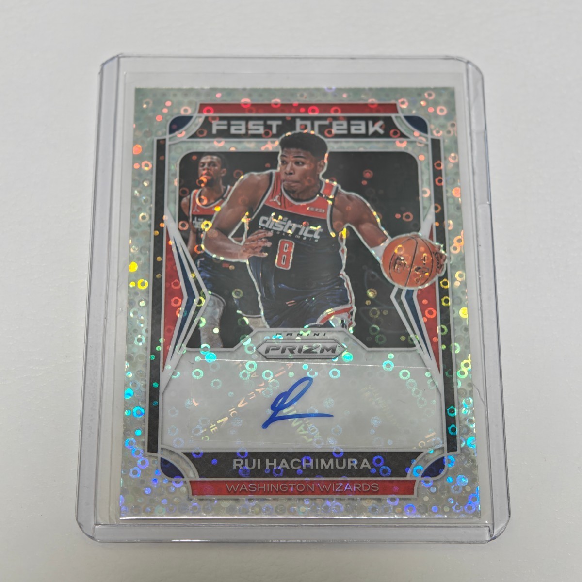 2021-22 Panini Prizm Rui Hachimura 八村塁 Fast Break 直筆サイン