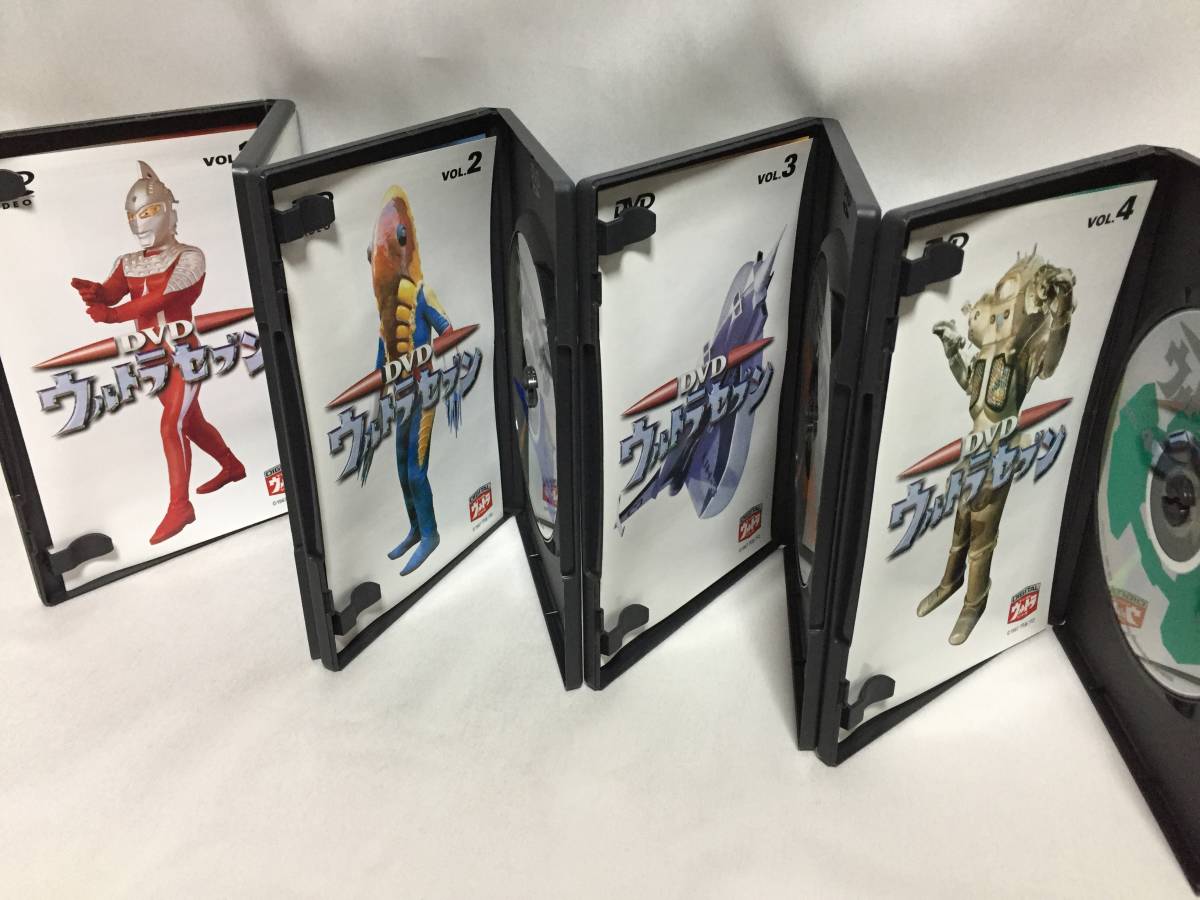 DVD ウルトラセブン 全12巻セット レンタル使用済DVD 豪華BOX付き！ 全12巻