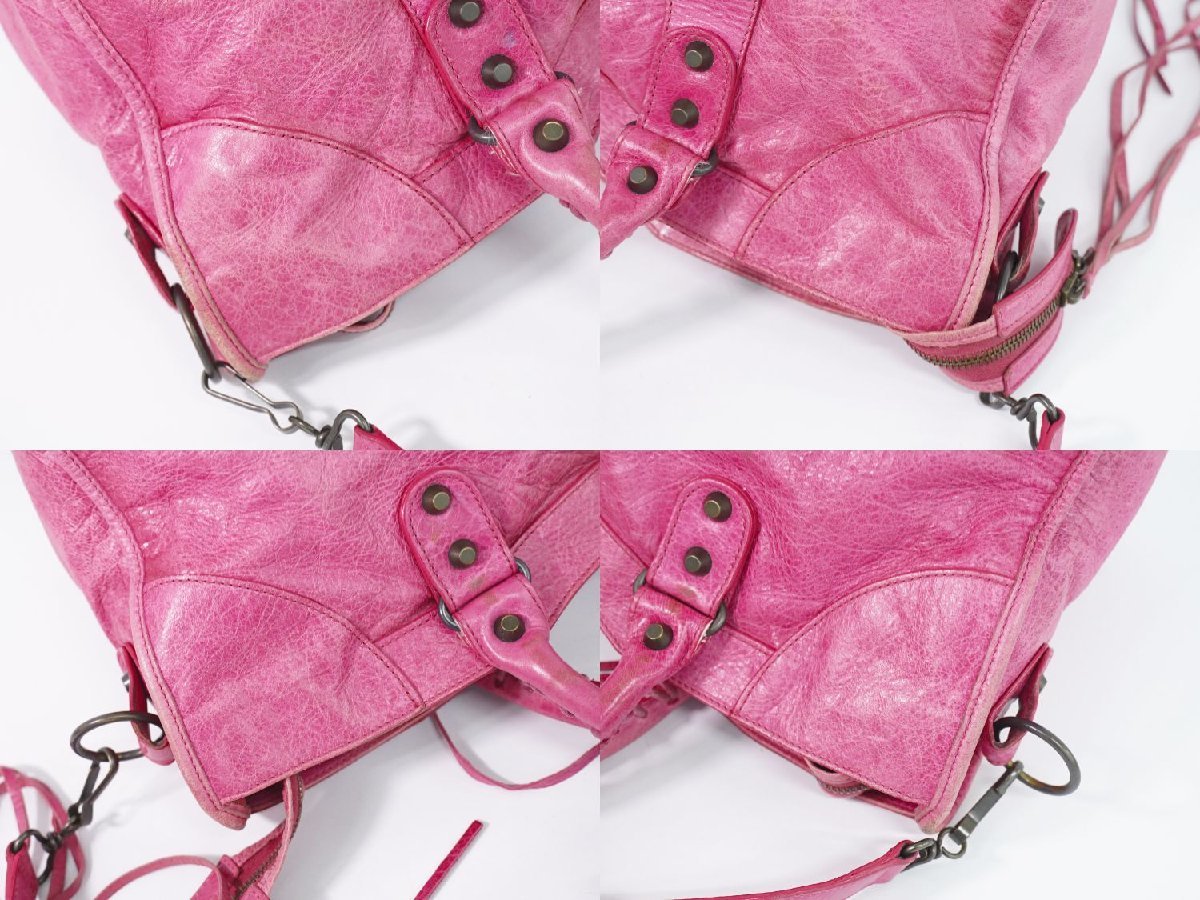本物 バレンシアガ BALENCIAGA パートタイム 2WAY ショルダーバッグ 