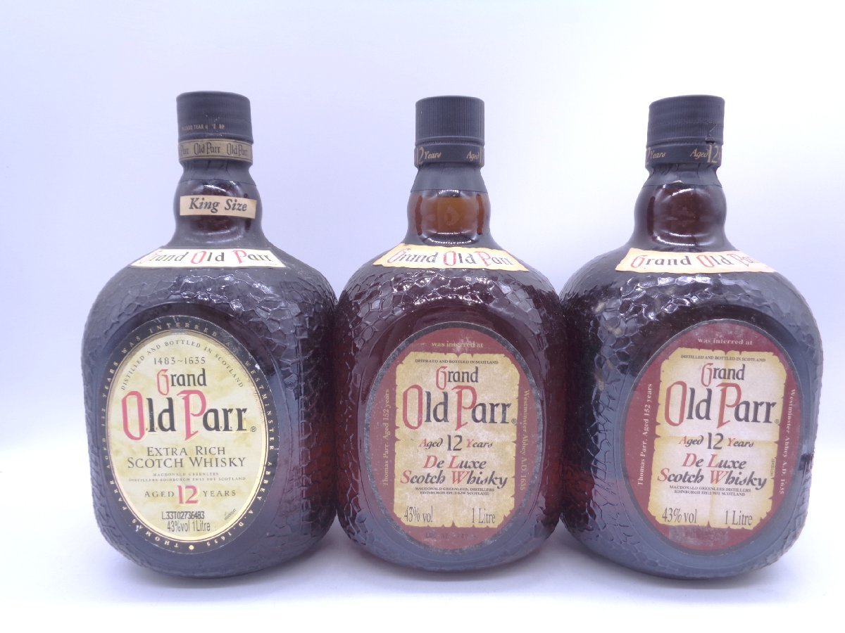 同梱不可】8本セット オールドパー 1000ml スコッチ ウイスキー 古酒