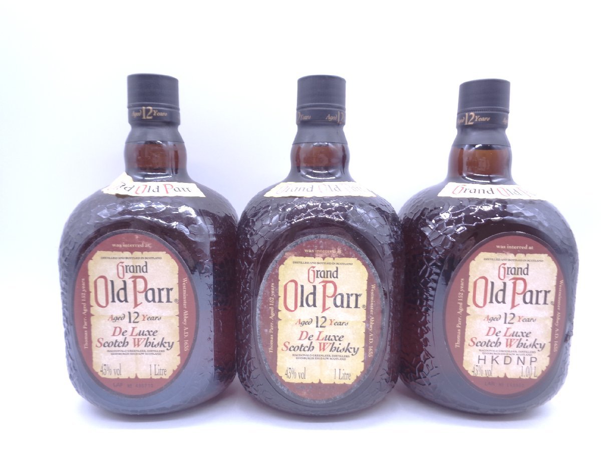 同梱不可】8本セット オールドパー 1000ml スコッチ ウイスキー 古酒