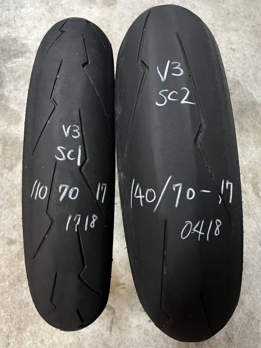 140/70R17 V4 SC1 3本セット ピレリ ディアブロスーパーコルサ セット