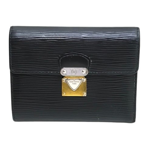 LOUIS VUITTON ルイヴィトン LV　エピ　ポルトフォイユ　コアラ　M58012　三つ折り財布　黒 ブラック　財布　服飾小物　MB fe ABA2