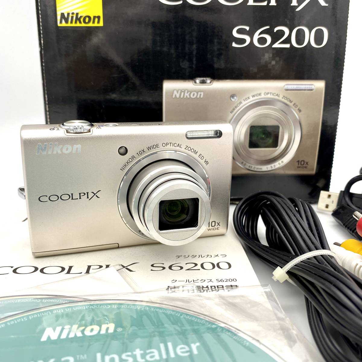 AY0153 シャッター フラッシュ確認OK NIKON ニコン COOLPIX S6200 