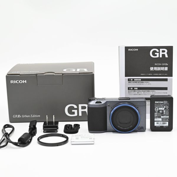 新品級】ショット数442枚 RICOH GR IIIx Urban Edition メタリック 