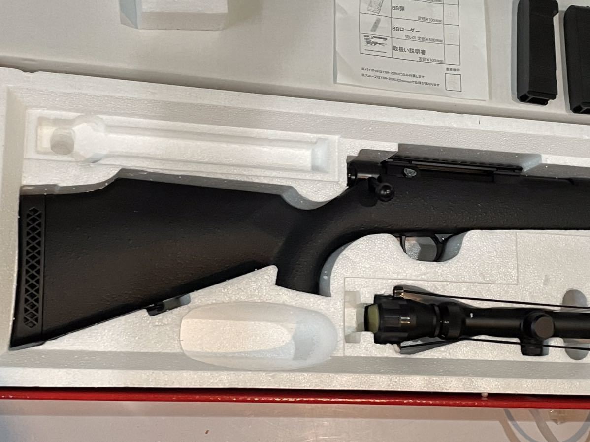 SIIS TSR-ZERO スナイパーライフル スコープ、バイポット付き ボルト