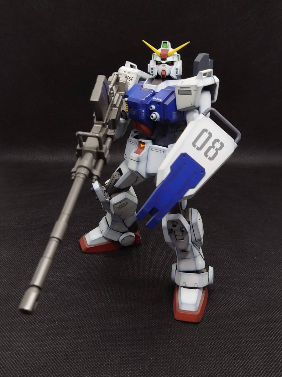 1/100 MG 08小隊3体セット Ez-8 陸戦型ガンダム＋ジムヘッド 