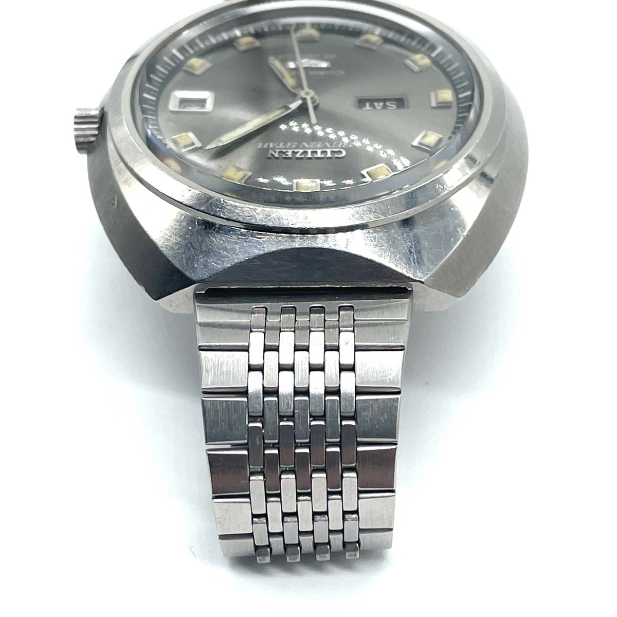 1円スタート CITIZEN SEVEN STAR Deluxe 23JEWELS シチズン セブン 