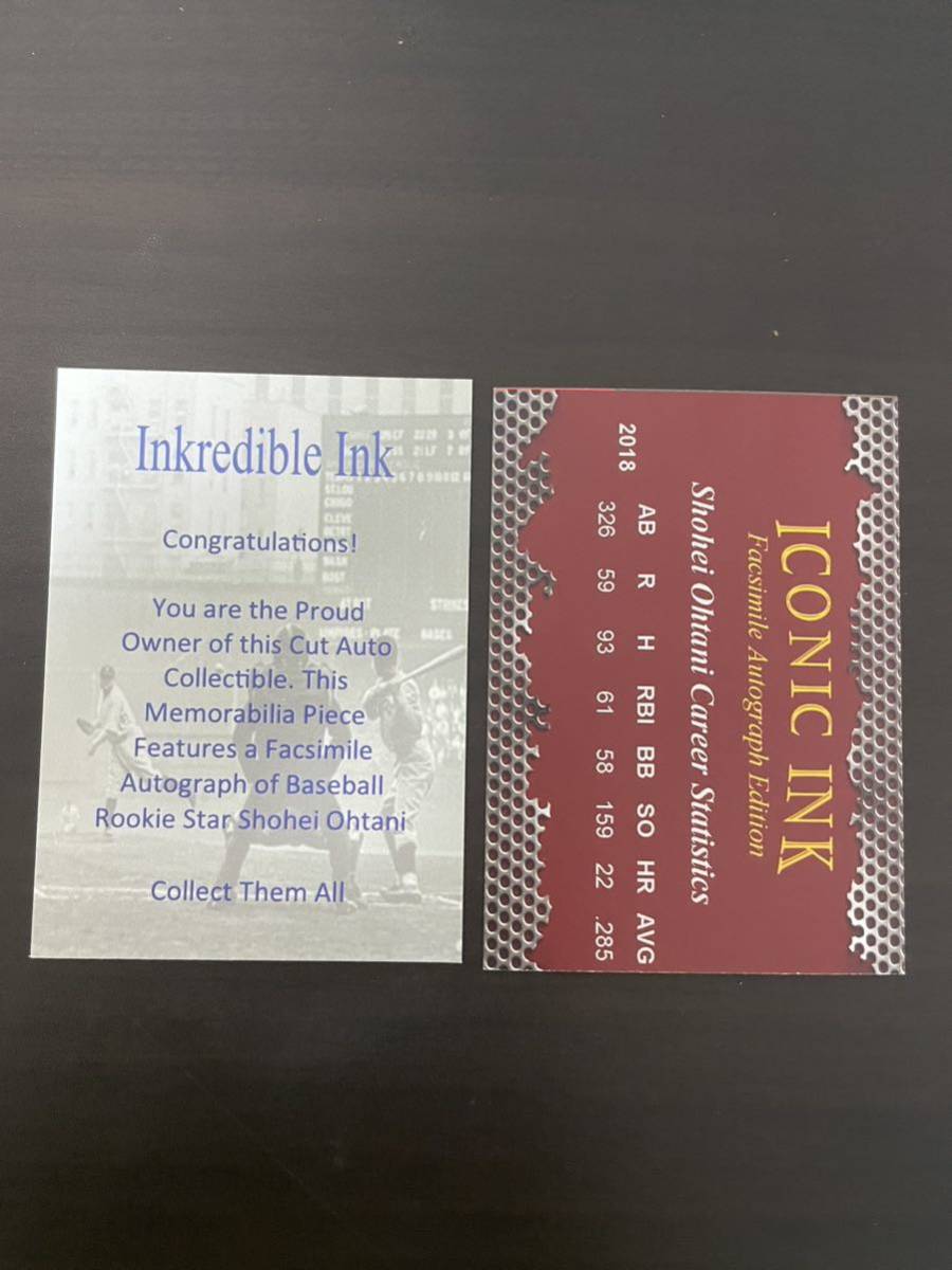 大谷翔平 カード 2枚セット 大谷翔平 Topps 人気プリントサインカード2