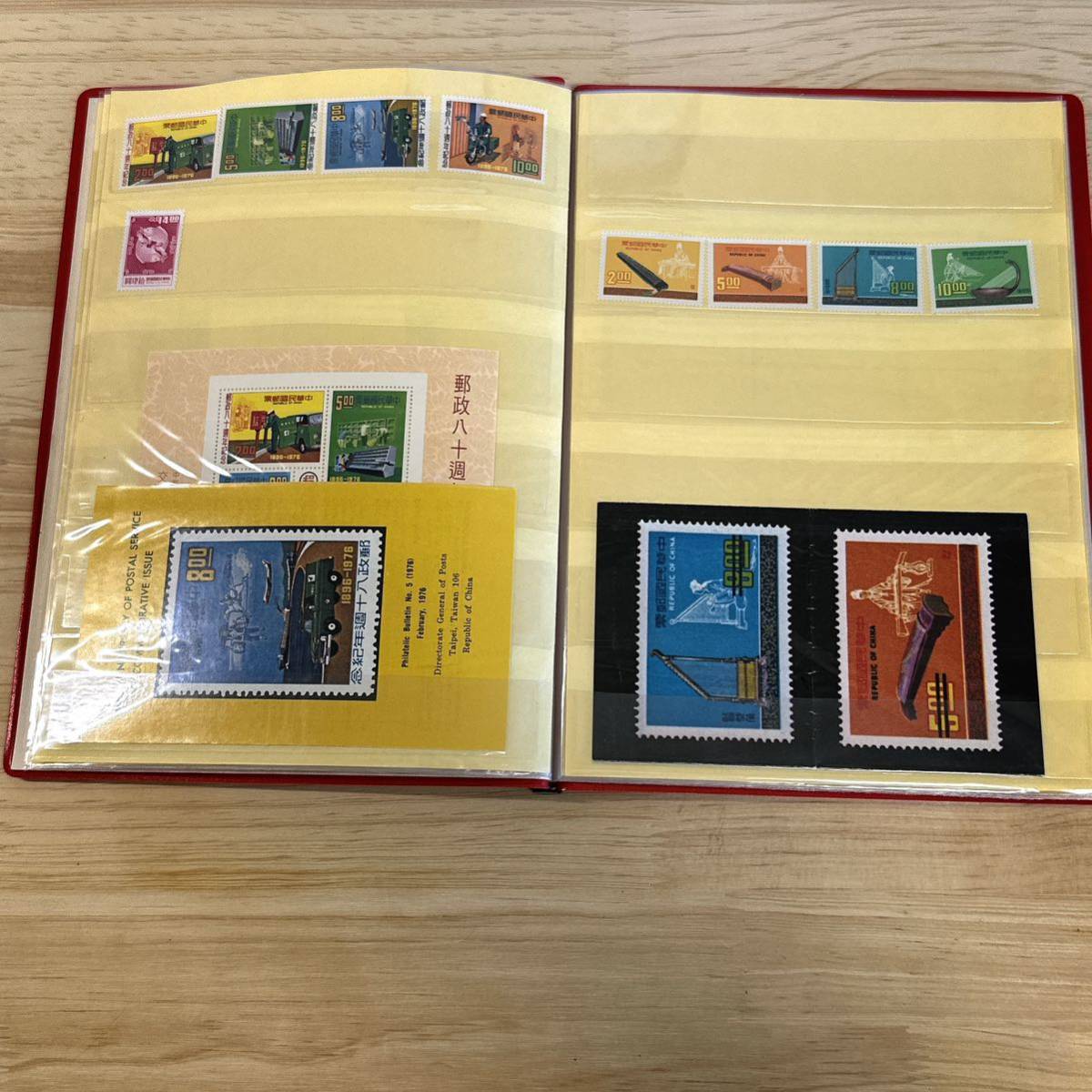 中国切手 中華民国台湾切手1973（専97）8種完 小型シート1枚