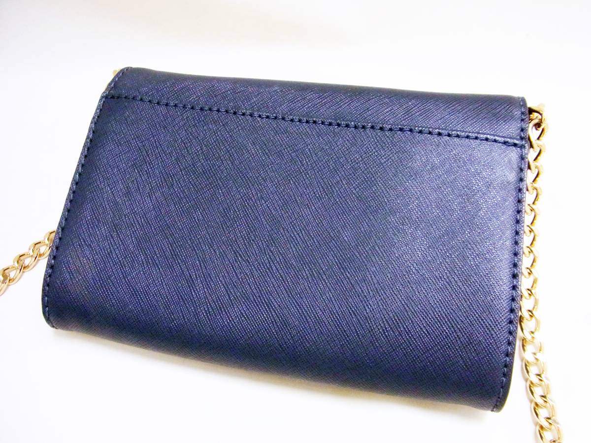 MICHAEL KORS マイケルコース チェーン ショルダー バッグ ネイビー 