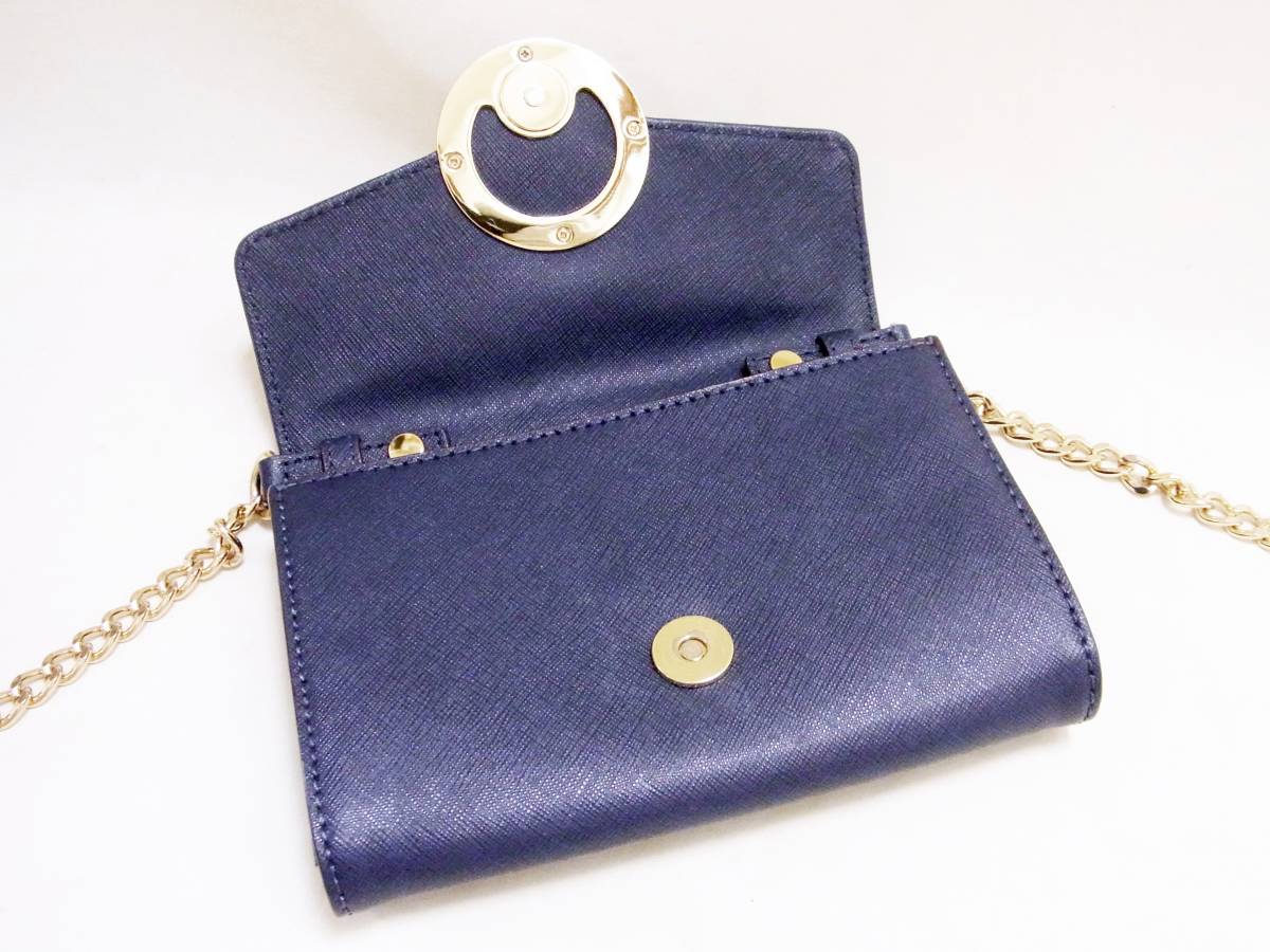 MICHAEL KORS マイケルコース チェーン ショルダー バッグ ネイビー 