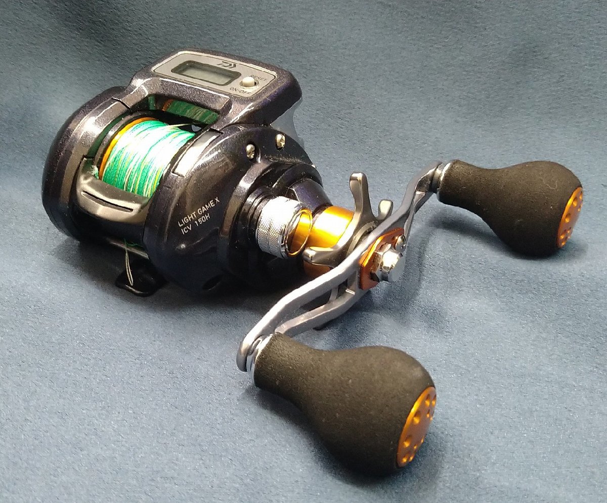 綺麗【 Daiwa ダイワ ライトゲームX ICV 150H 右ハンドル 水深
