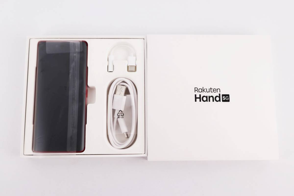Rakuten　Hand　5G　レッド　P780　楽天モバイル　デュアル　eSIM スマホ　アンドロイド　判定〇　動作確認済み　◆即決◆ Rakuten Hand 5G 680-0017 本体美品 価格