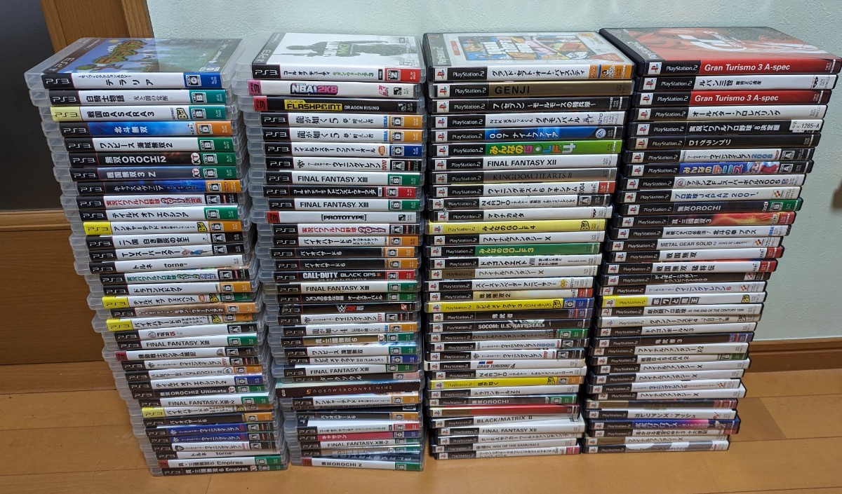 08593】[1円～][ジャンク]ゲームソフトまとめ PS3 PS2 PS PSP Wii WiiU