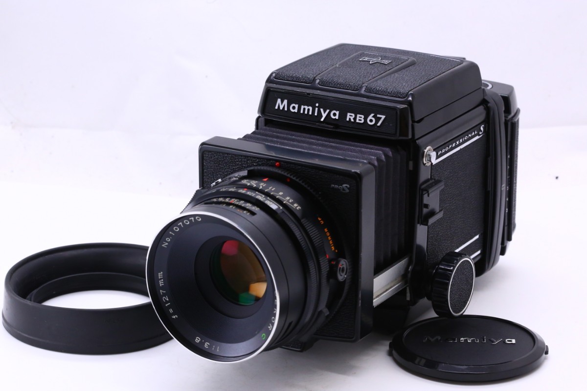 整備済み美品】マミヤ Mamiya RB67 Pro S + SEKOR C 127mm F3.8 各