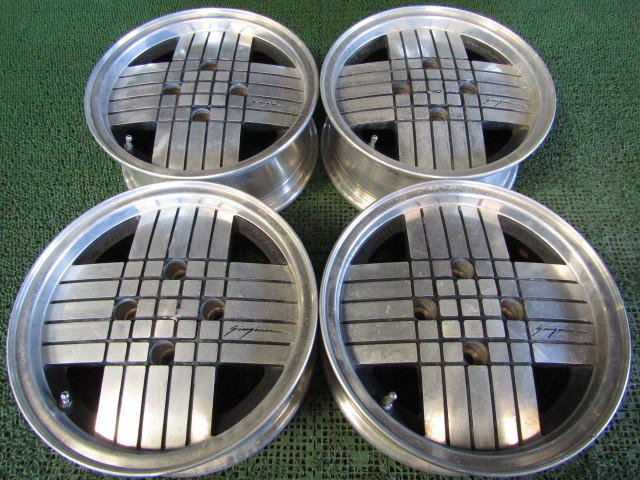 A3519 希少 MELBER GIUGIARO SCACCHIERA SRG 14インチ 5.5J+18 114.3