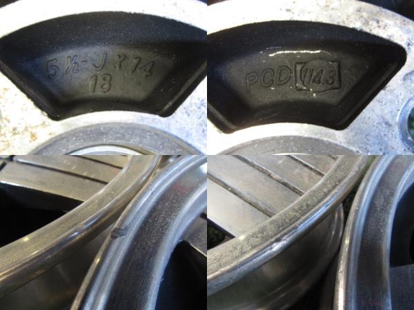 A3519 希少 MELBER GIUGIARO SCACCHIERA SRG 14インチ 5.5J+18 114.3