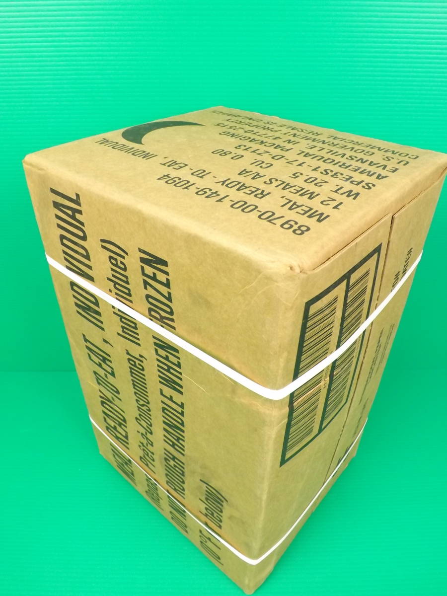 12/2023年 最新 米軍放出品 MREレーション 1箱 CASE B [1] 24,25,26年