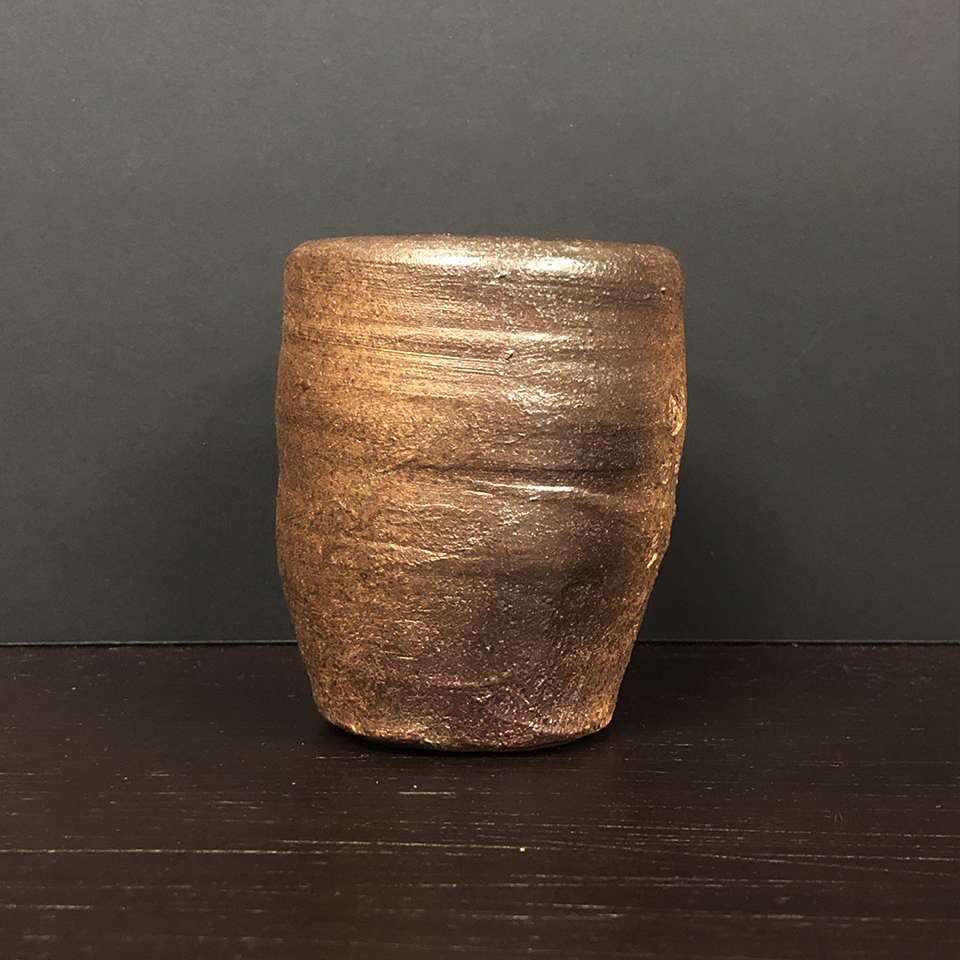 限定セル【希少品】伝説の陶芸家 國吉清尚 焼締 珊瑚紋 小湯呑 ぐい呑 泡盛 限定セル【希少品】伝説の陶芸家 國吉清尚 焼締 珊瑚紋 小