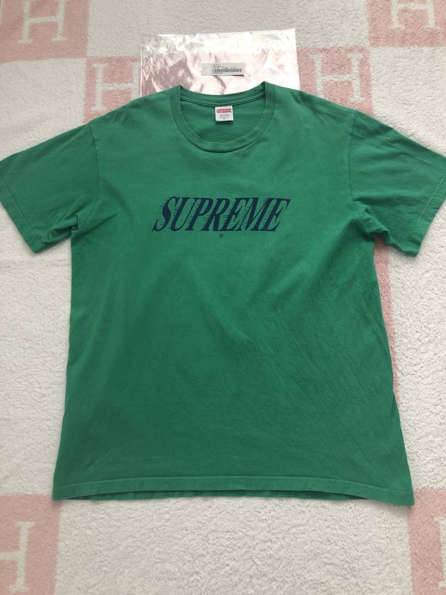 supreme シュプリーム Tシャツ　半袖　グリーン　M　　サイズ medium Slap Shot tee