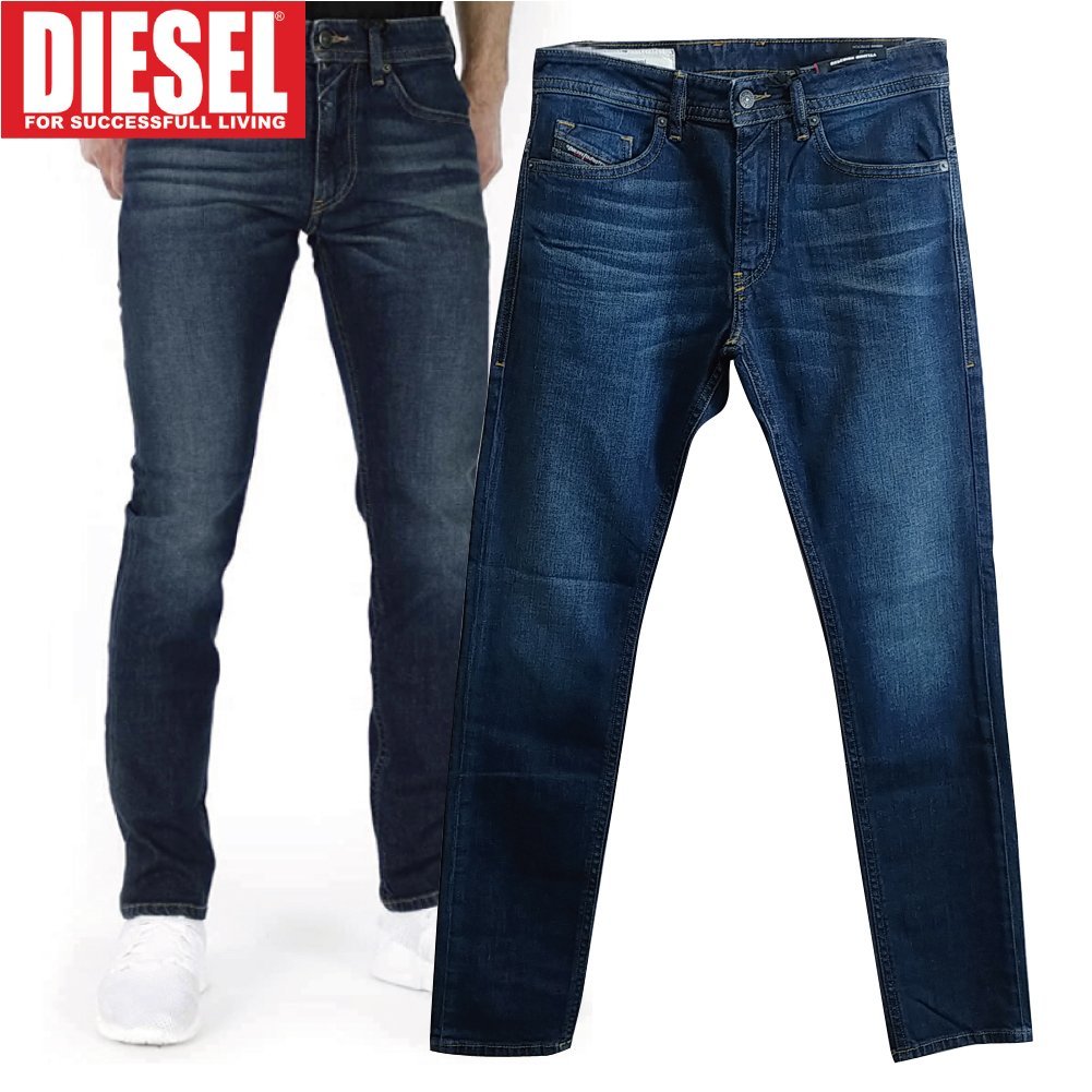 W30L34/新品 DIESEL ディーゼル ジーンズ ストレッチ デニム メンズ 