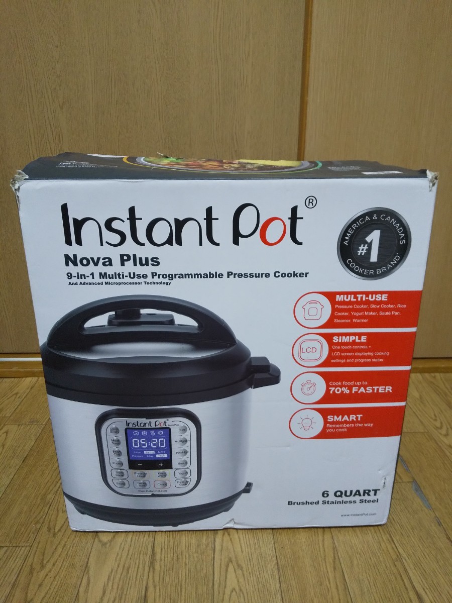 Instant Pot Duo Nova Plus Cooker 9-in-1 Pressure - Steamer 0