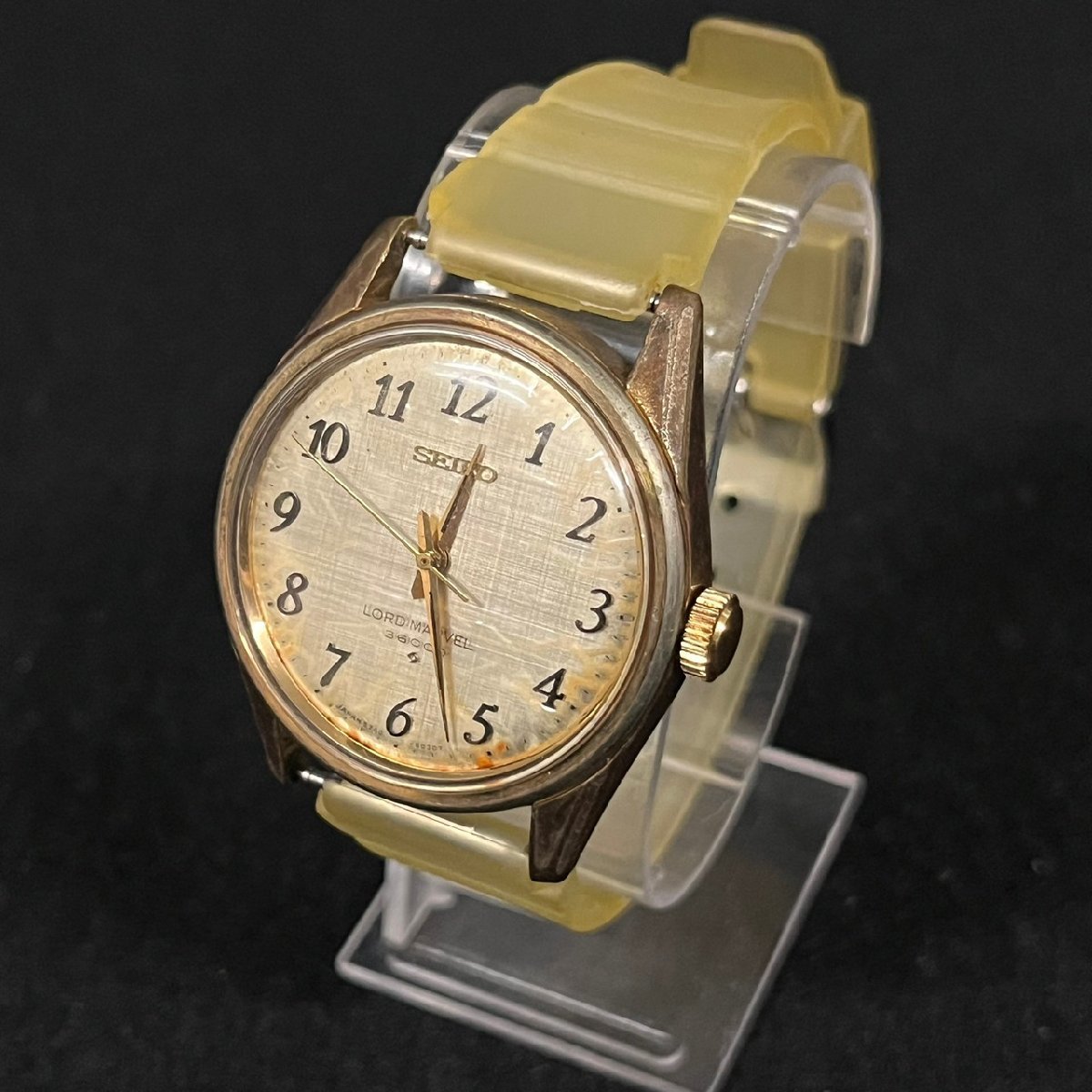 SEIKO QT Ref: 3802-7031 セイコー CAP GOLD デイト クォーツ 腕時計