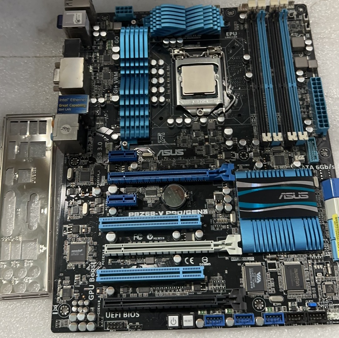M8317 中古良品マザーボードセット Corei7-2600K CPU搭載 + PBZ68-V