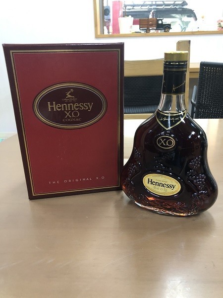 未開栓※ 古酒 Hennessy ヘネシー XO クリアボトル 金キャップ