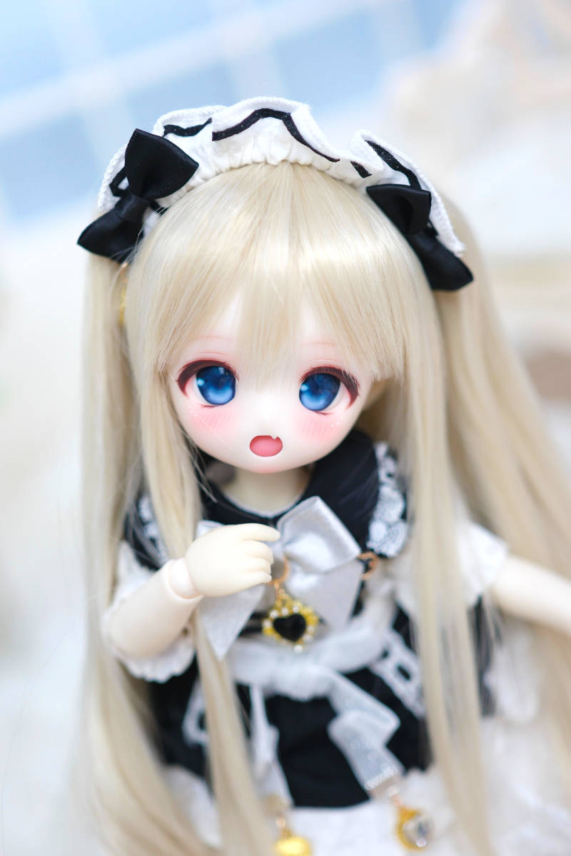 ねねこ』 1/6カスタムドールTinyfox 01S 白巧カスタムヘッド＋天使