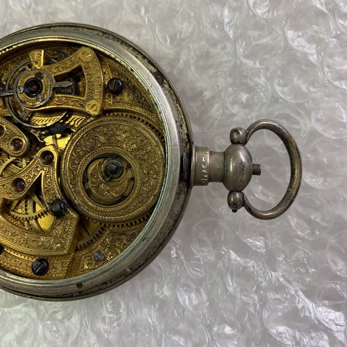 動作未確認 ジャンク品 広東懐中時計 アンティーク ヴィンテージ 骨董