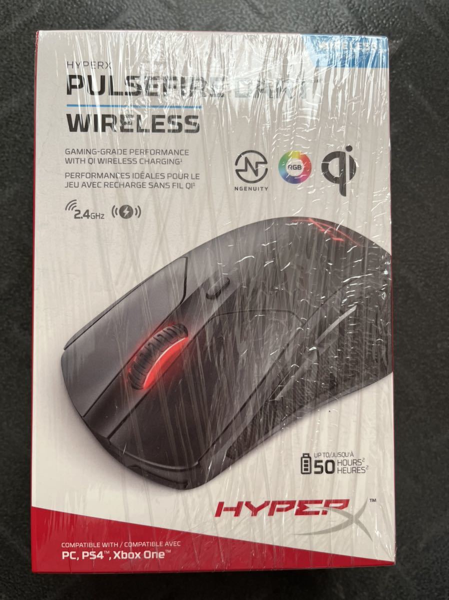 HyperX Pulsefire Dart RGB ワイヤレスゲーミングマウス Qi対応 HX-MC006B