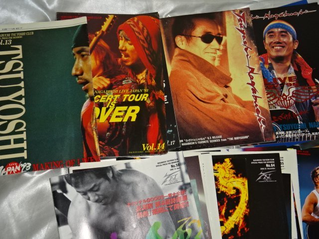 長渕剛クラブ会報(No.1～No.100)と会員継続特典グッズ8点 長渕剛クラブ