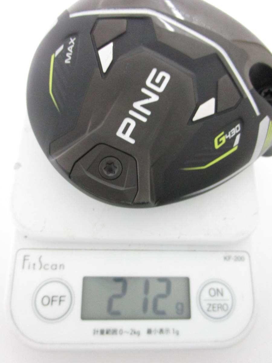PING ピン ヘッド単体 G430 MAX 3W(2022) 15° 212g 【最安値，正規品