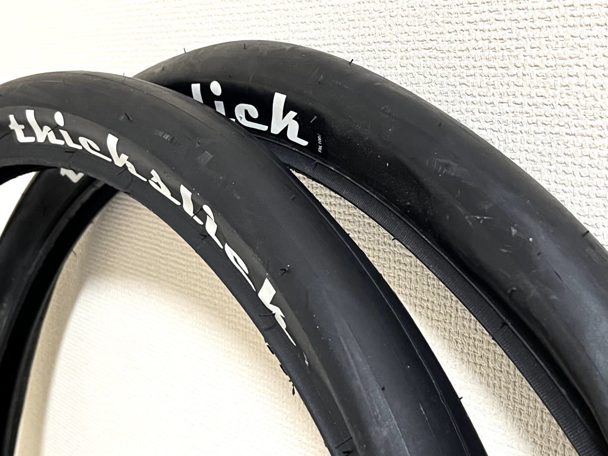 【送料無料特価】WTB ThickSlick 26×2.0ブラック×ホワイトロゴ　新品2本セット《MTB用スリックタイヤ》