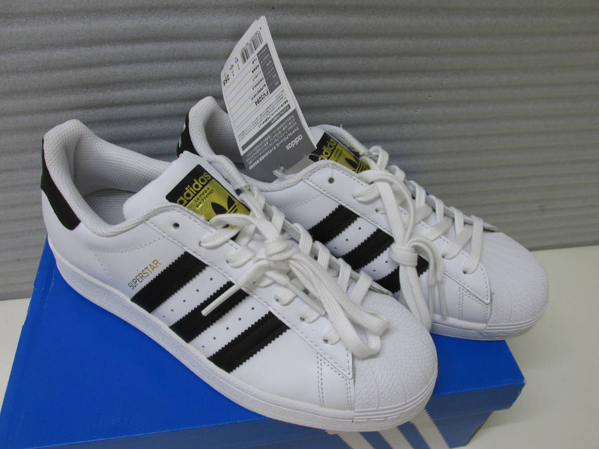 ◇ 未使用 adidas アディダス 25.5cm 白 ホワイト スーパースター 
