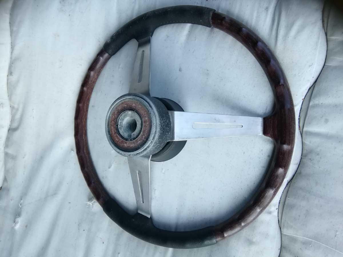 ステアリング ハンドル 旧車 当時物 車種不明 日産 ダットサン トヨタ 