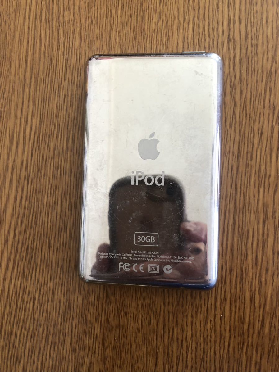 iPod classic 第5世代 30GB 箱付属品あり 新品バッテリー交換済 iTunes同期