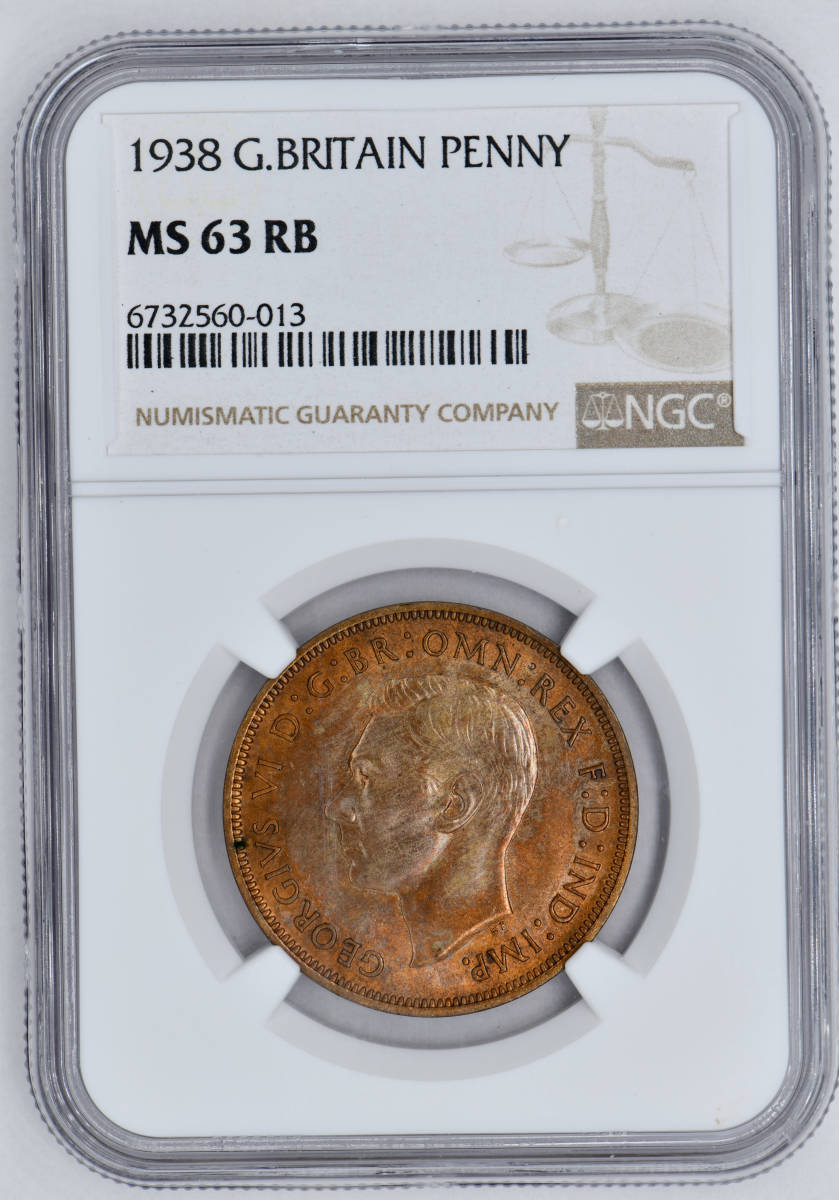  1円〜1938 イギリス PENNY銅貨 NGC MS63RB 世界コイン 古銭 貨幣 硬貨(ヨーロッパ)｜売買されたオークション情報、yahooの商品情報をアーカイブ公開 - オークファン ヨーロッパ