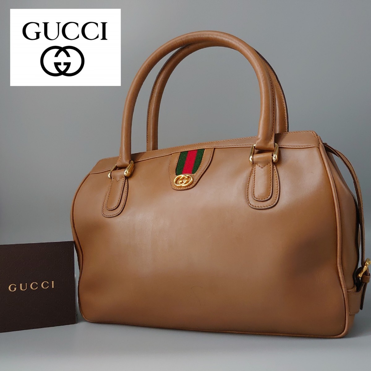GUCCI オールドグッチ グッチ ハンドバッグ シェリーライン 