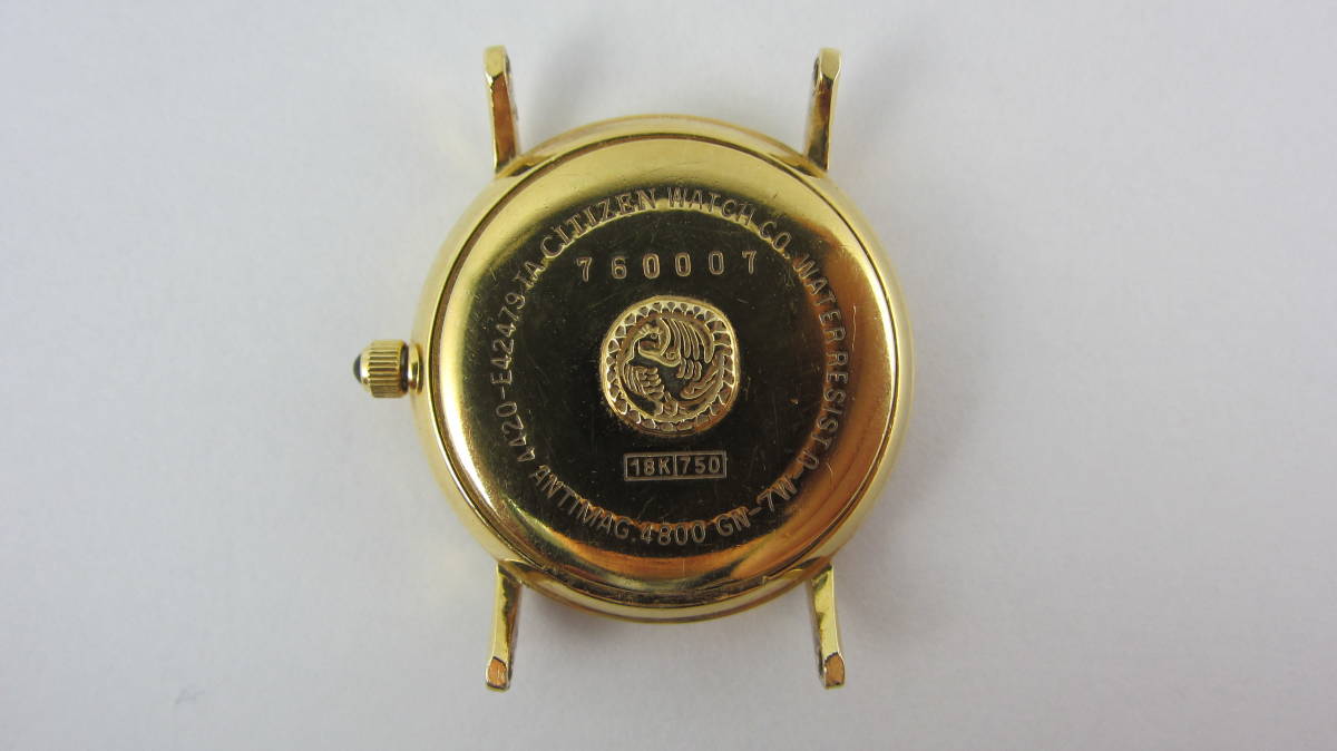 シチズン 動作品 CITIZEN シチズン ASCENDA アセンダ 18K/750 腕時計 