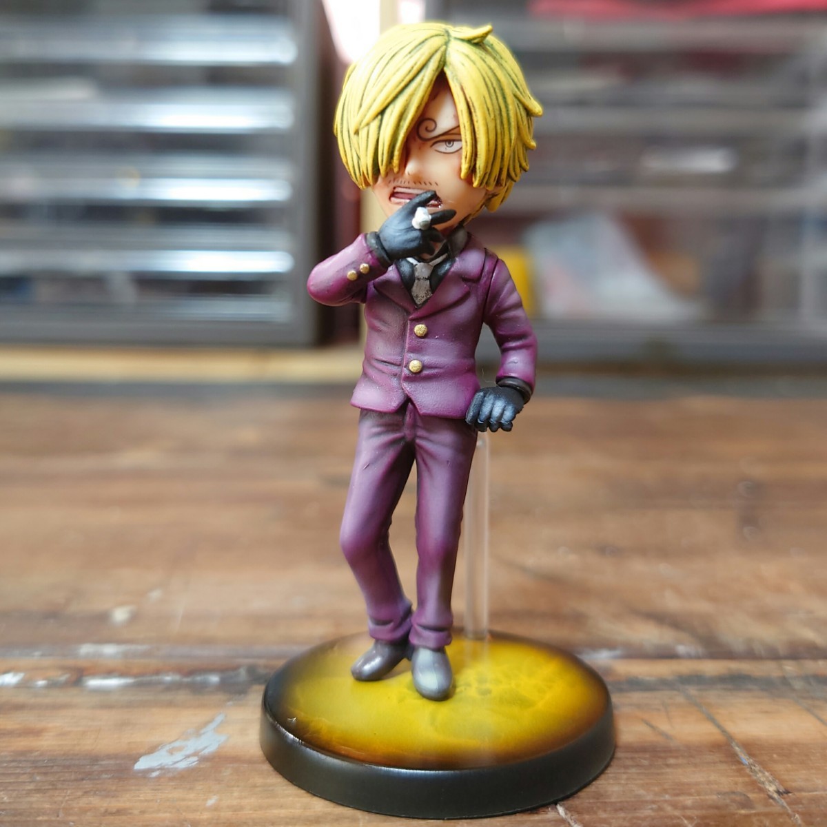 サンジ ワンピース フィギュア リペイント ONEPIECE バトルレコード 