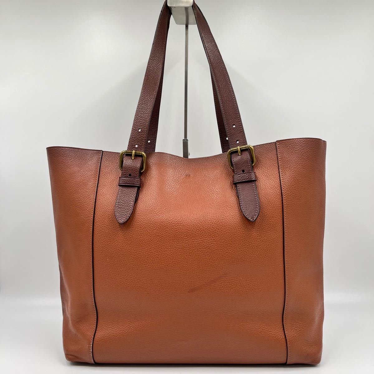 COACH コーチ トートバッグ ハドソン ブラウン A4 レザー 【公式通販】