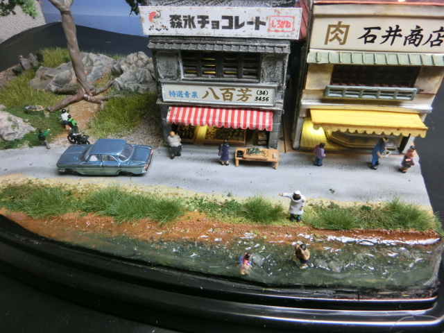 1/150 昭和の田舎の情景『昭和の夏休み 94 』 ジオラマ完成品 ライト