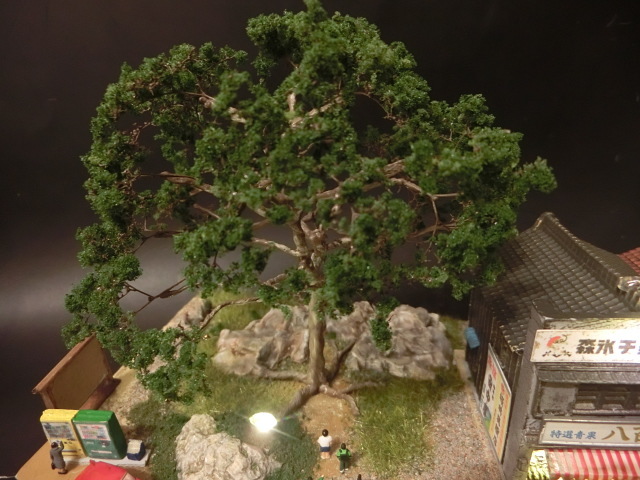 1/150 昭和の田舎の情景『昭和の夏休み 94 』 ジオラマ完成品 ライト
