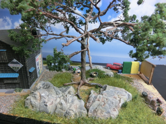 1/150 昭和の田舎の情景『昭和の夏休み 94 』 ジオラマ完成品 ライト