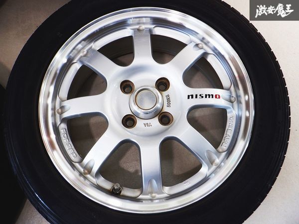 RAYSレイズ製NISMOニスモ MM-8 鍛造ホイール4本 15×6JJ+50 PDC100 4H