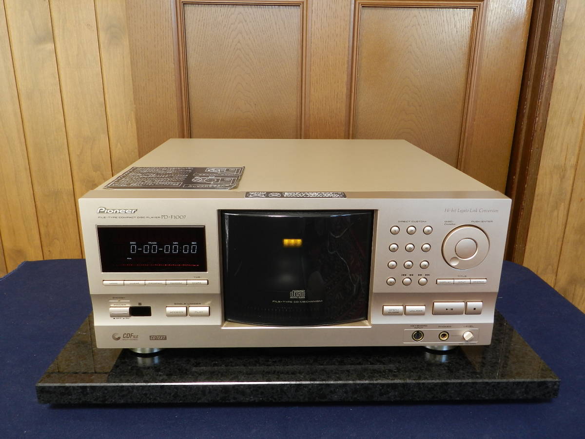 PIONEER PD-F1007//300枚チェンジャー//デジタル出力あり//正常動作美品