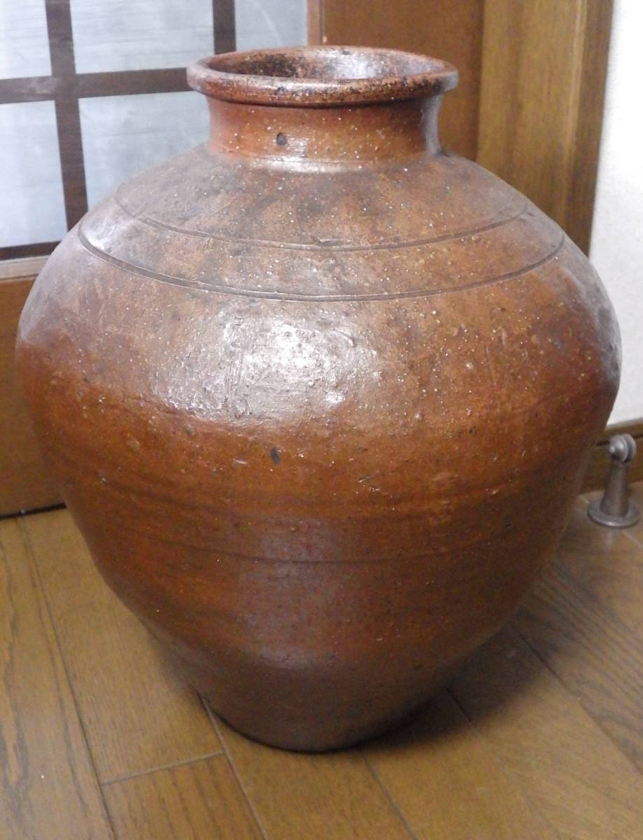 古壺 信楽焼 骨董品 壺 大壺 美術品 蔵出し品 アンティーク 古美術 古